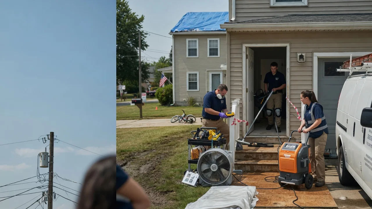 Water Damage Repair in Wickett, TX near me
